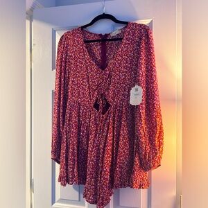 Altar’d State multi-color romper Size L